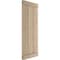 Ekena Millwork Rustic Three Board Joined Board-n-Batten Rough Sawn Faux Wood Shutters w/End Batten, 16 1/2"W x 62"H SHUBJE16X62RSPR - alternate 11